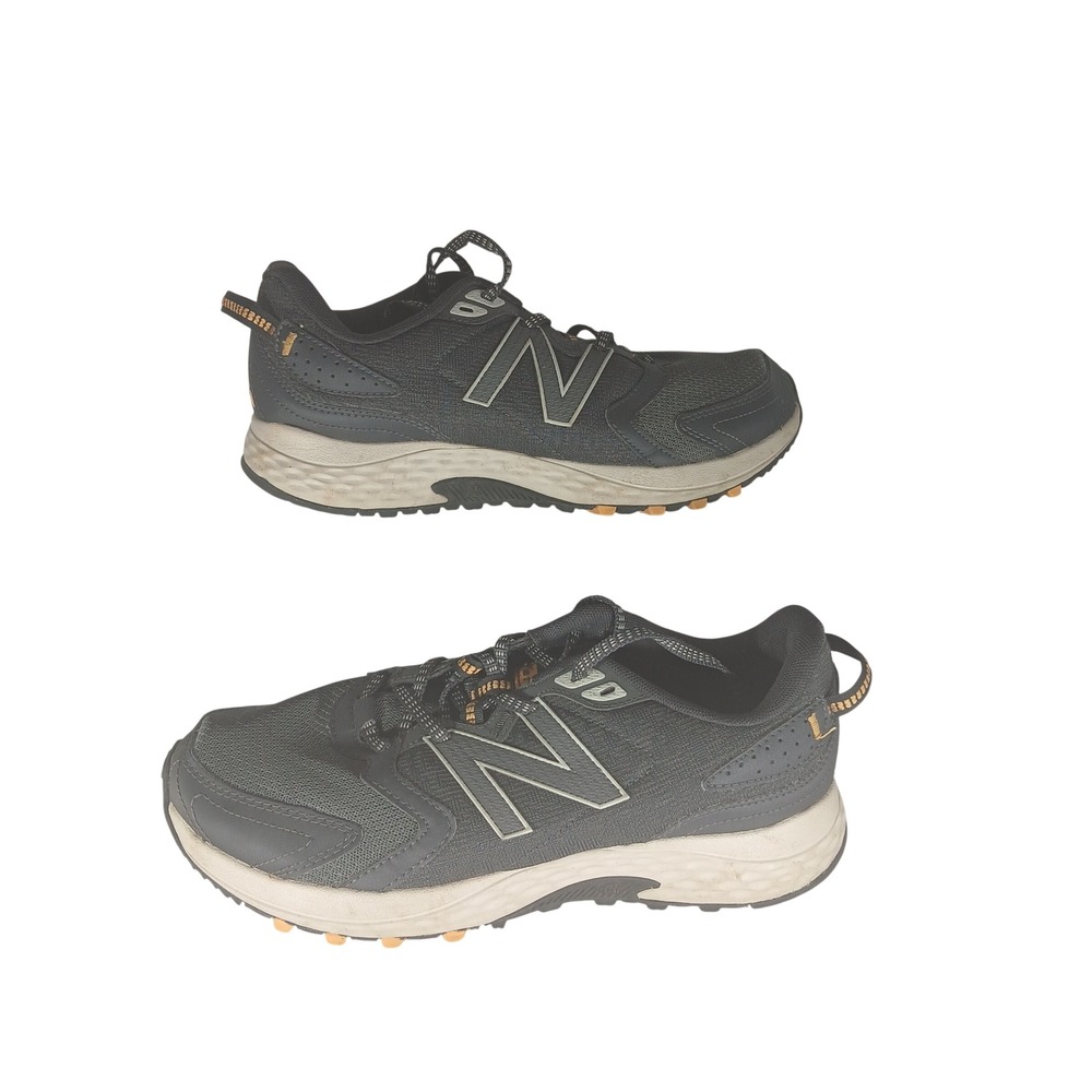 New Balance 410v7 Trail Running Shoes 8.5 4E Grey Orange MT410LG7 Gorpcore